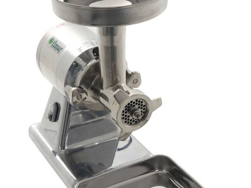 FIMAR TC12TS - Elektrischer Fleischwolf - Aluminium - Schneideeinheit aus Aluminium - Einphasig - 230 V