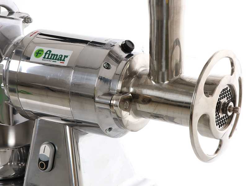 FIMAR TC22AE - Elektrischer Fleischwolf  - mit integrierter Hartk&auml;sereibe - Aluminium-Schneideeinheit - 400V