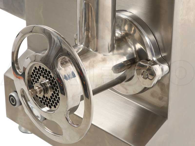 FIMAR TC22AT - Elektrischer Fleischwolf  - mit integrierter Hartk&auml;sereibe - Aluminium-Schneideeinheit - 400V
