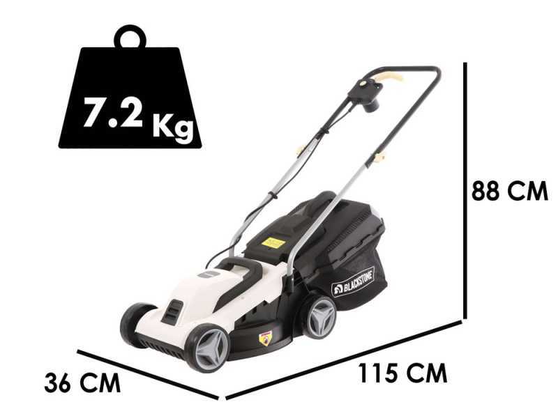 BlackStone BELM 33 ElektroRasenmäher 1300W im Angebot Agrieuro