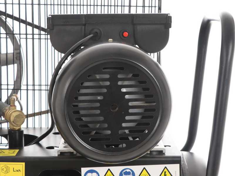 BlackStone B-LBC 50-20 - Elektrischer Luftkompressor - Motor 2 PS - 50 Liter - Mit Riemenantrieb