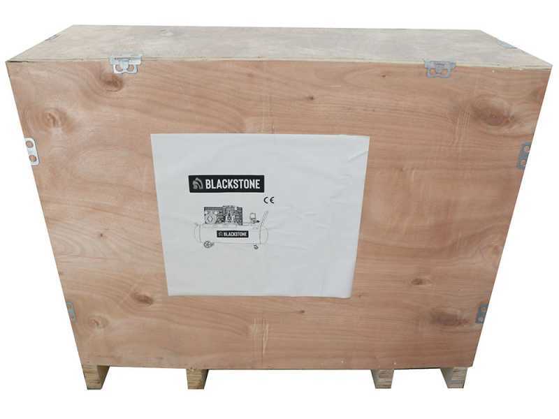 BlackStone B-LBC 50-20 - Elektrischer Luftkompressor - Motor 2 PS - 50 Liter - Mit Riemenantrieb