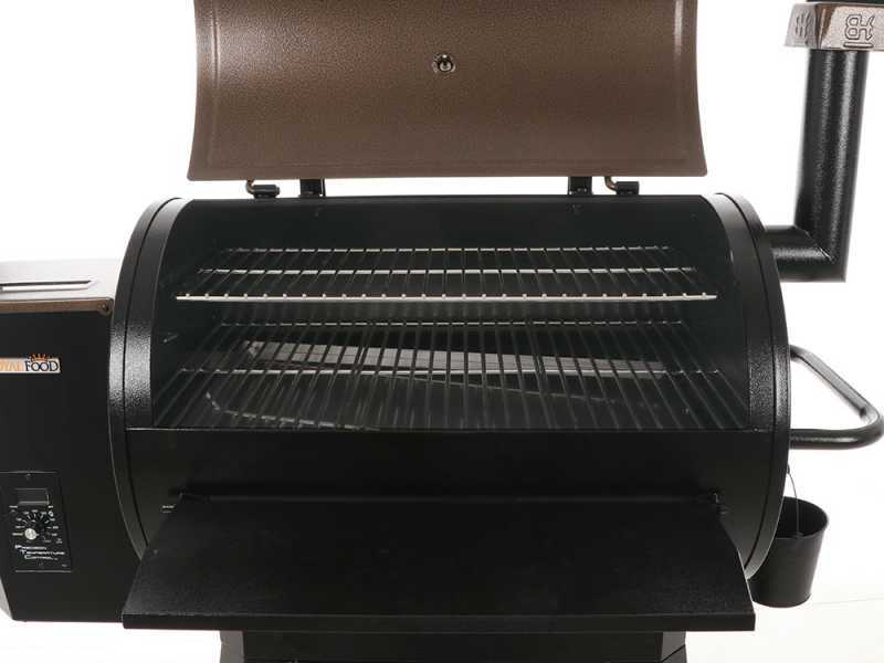Pelletgrill Royal Food RF-PB 3570 - Grillrost aus Edelstahl - Kochfl&auml;che 72x49 cm