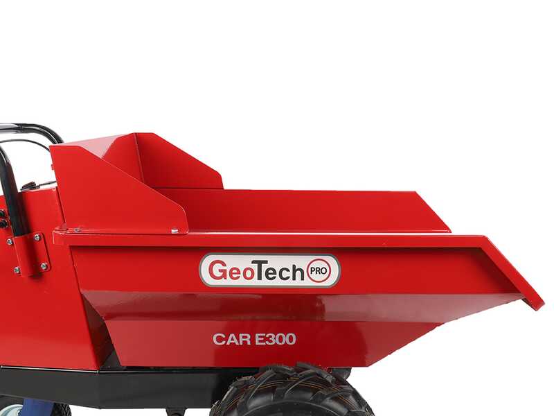 GeotechPro Mini Dumper Car E300 - manuell kippbarer Beh&auml;lter 300 kg