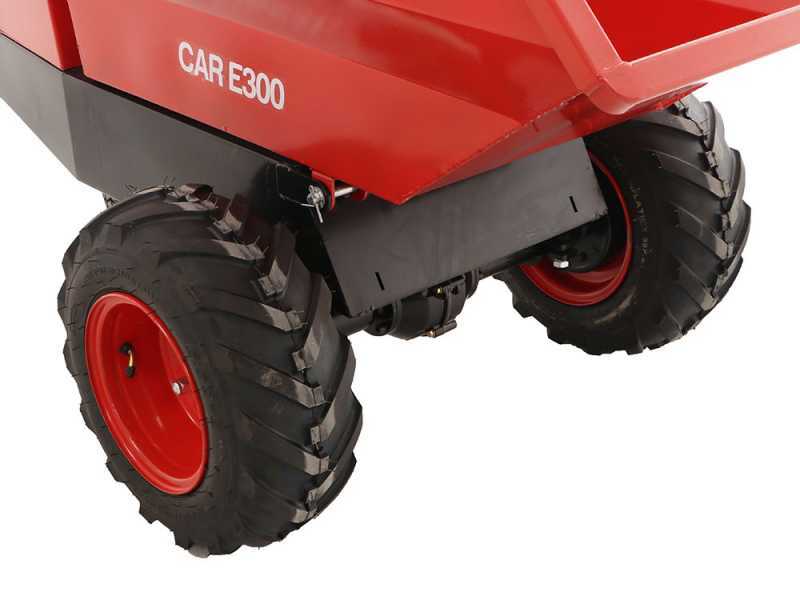 GeotechPro Mini Dumper Car E300 - manuell kippbarer Beh&auml;lter 300 kg