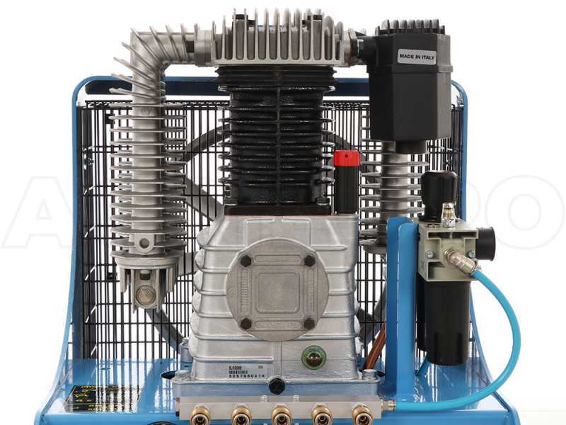 Kompressor f&uuml;r Traktor Campagnola PTO ECOPLUS 1000 f&uuml;r Olivenernte und Baumschnittsysteme