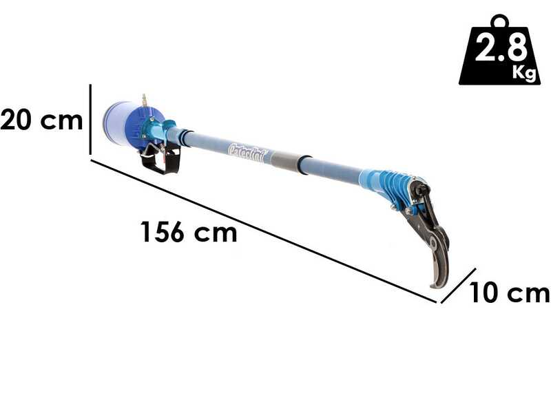 Pneumatischer Baumschneider Paterlini Ara 8/U - 1,0 Meter starrer Schaft - Druckluftbetrieben