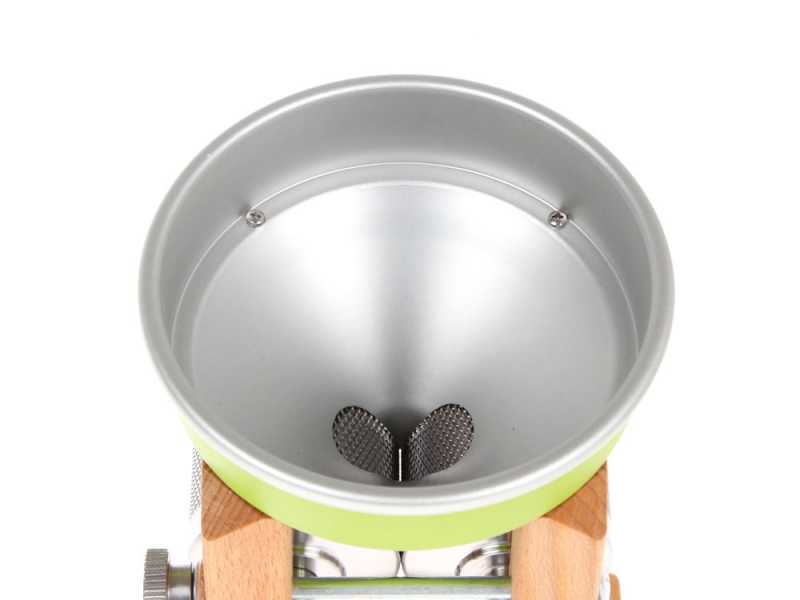 Eschenfelder Novia ng1200 Aluminium gr&uuml;n 150g - Manuelle Flockenquetsche mit Edelstahlwalzen