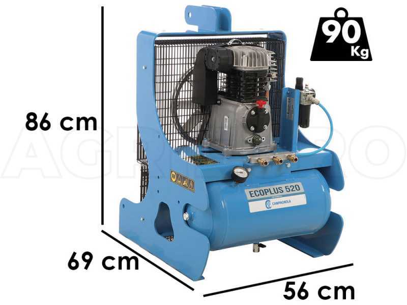 Kompressor f&uuml;r Traktor Campagnola PTO ECOPLUS 520 - f&uuml;r Olivenernte und Baumschnittsysteme
