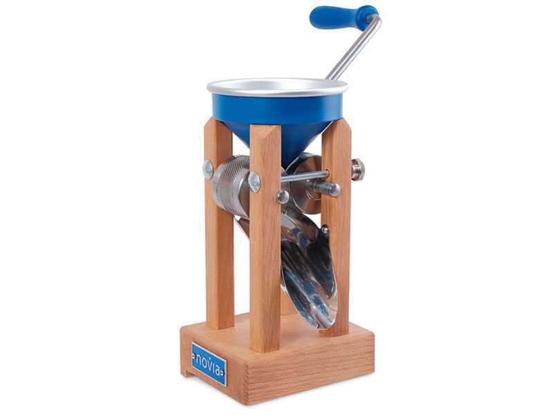 Eschenfelder Novia nb1200 Aluminium blau150g - Manuelle Flockenquetsche mit Edelstahlwalzen