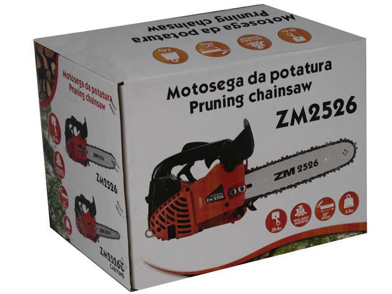 Leichte Kettens&auml;ge f&uuml;r den Baumschnitt ZM2526C mit Carving Schwert 25 cm