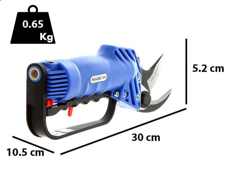 Professionelle pneumatische Baumschere Paterlini Magic 4 - f&uuml;r Obstg&auml;rten, mit Druckluft