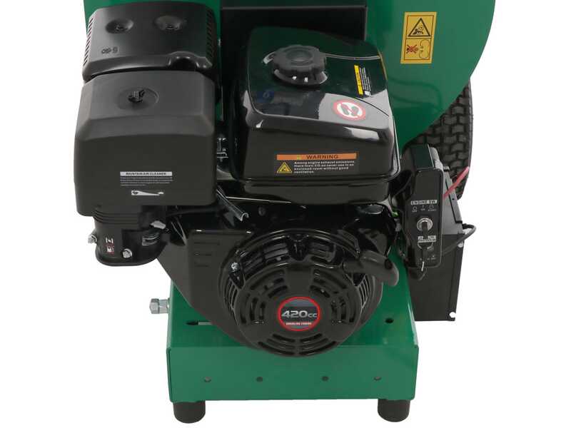 Seven Italy BIGCH420 - H&auml;cksler mit Benzinmotor - Loncin G420F - Elektrostarter
