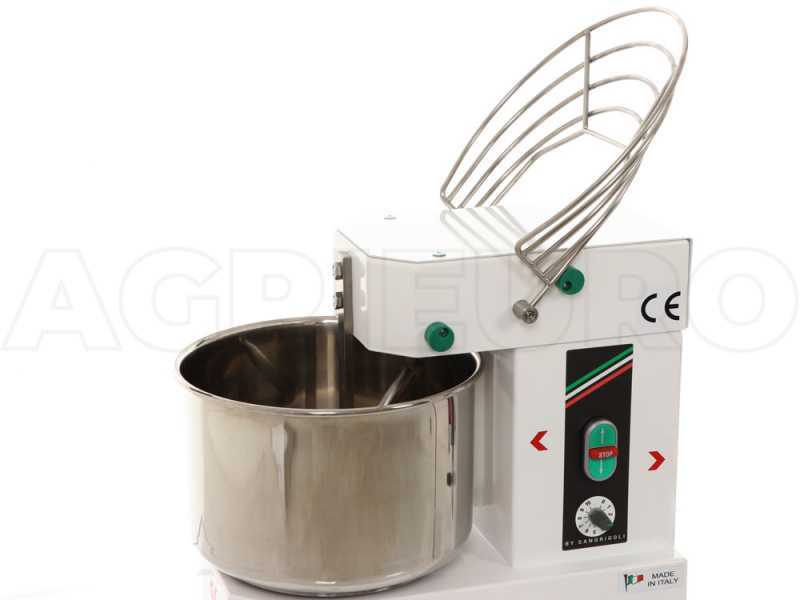 Spiralkneter SPIRALMAC SV8 ROYAL HH - mit 10 Geschwindigkeitensstufen - 8 Kg - hohe Hydratation