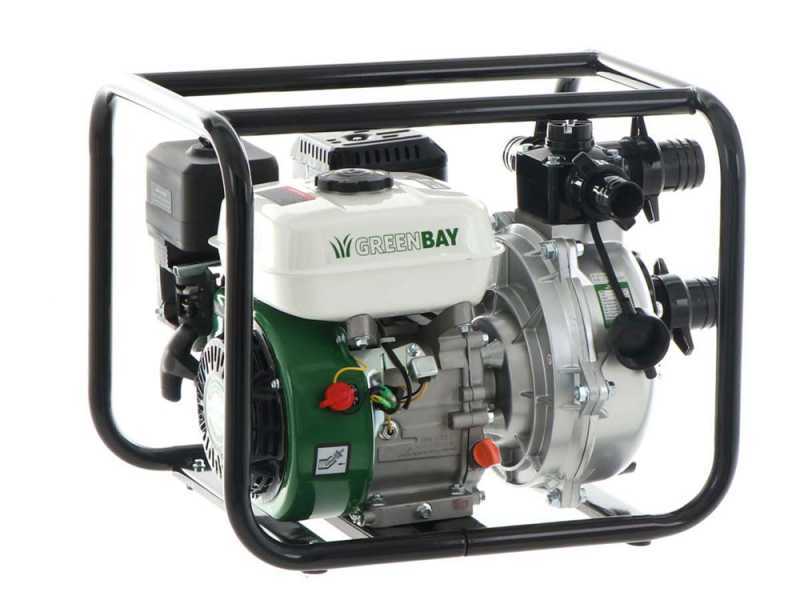 Benzin Wasserpumpe Greenbay GB-WP 40 - Anschlüsse 38 mm