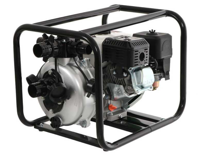 KS 50 Benzin Wasserpumpe, 5.5 PS, 500 l/min, 27m Förderhöhe, 8m  Ansaugtiefe, 50mm, Aluminium Gehäuse, Effizienter Kraftstoffverbrauch,  Motorpumpe für reines Wasser