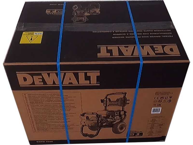 Benzin-Hochdruckreiniger DeWalt DXPW 008E mit 4-Takt-Motor Honda GX 160 - 190 bar - 600 l/h