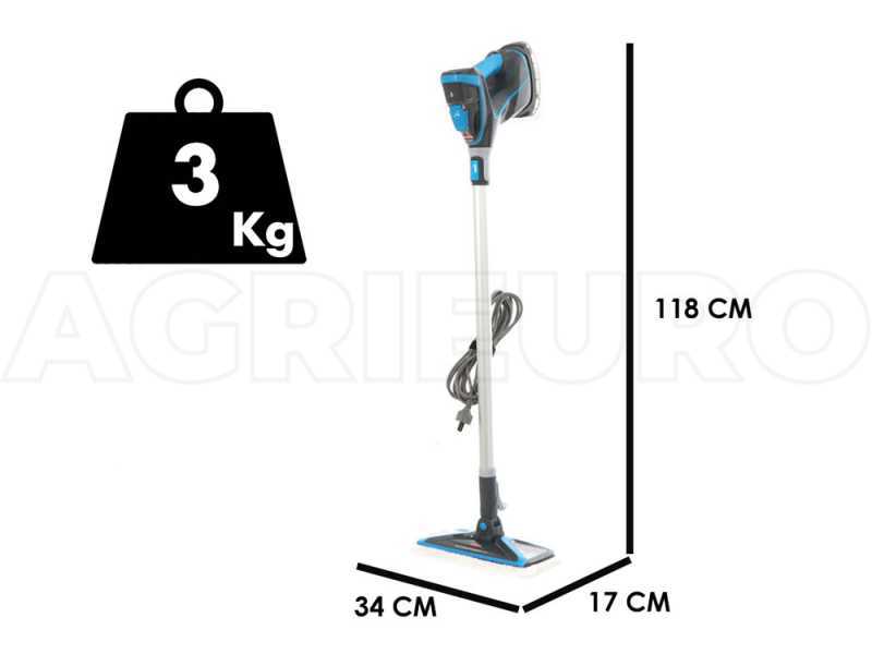 Dampfreiniger BISSELL PowerFresh SlimSteam - elektrisch 1500W - f&uuml;r Hartb&ouml;den, Fliesen und Hartholz