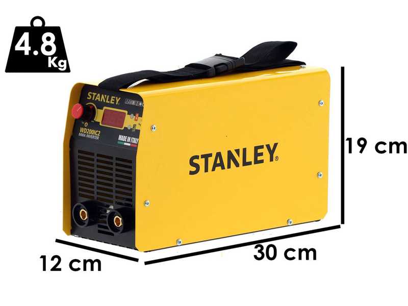 Inverter-Elektrodenschwei&szlig;ger&auml;t MMA Stanley WD200IC2 - mit MMA-Kit - Zyklus 15%@200A"