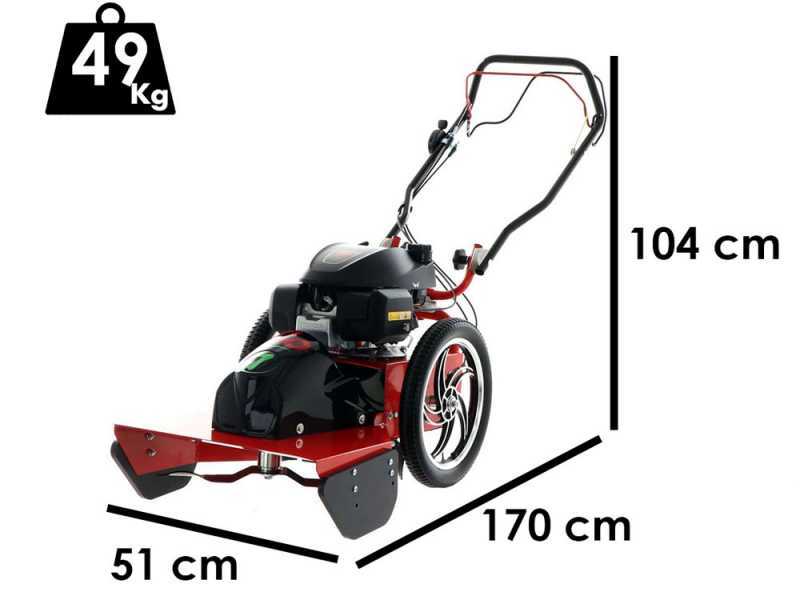 Blue Bird FLO Pro Speed 7HO - Benzin-Hochgrasm&auml;her - Messer und Fadenkopf - Honda  GCVx 200