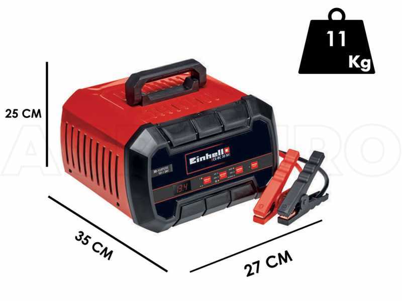 Einhell CE-BC 30 M - Batterie-Ladeger&auml;t, Start- und Erhaltungsladefunktion - mit Mikroprozessor