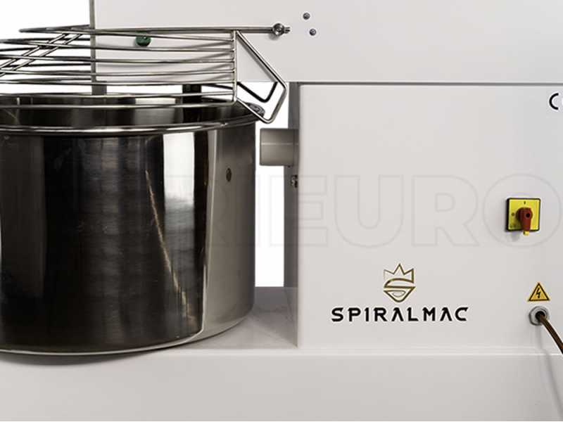 Dreiphasiger-Spiralkneter SPIRALMAC SV60 - Teigkapazit&auml;t 60 Kg - 4 PS