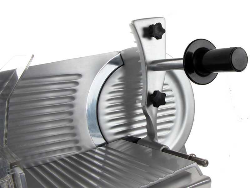 FAC S220 - Aufschnittmaschine mit 220 mm Klinge - mit zu desinfizierenden Teilen - 185W