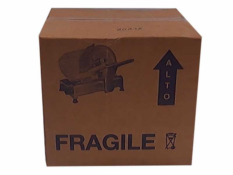 FAC S220 Rot - Aufschnittmaschine - 220 mm Klinge - mit Schleifaufsatz - 185W