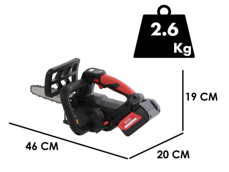 Blue Bird THCS 22-07 - Akku-Kettensäge - 2 x 21V - 5Ah - Schwert 20cm