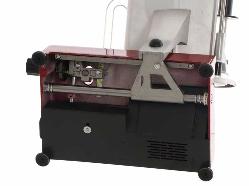 FAC F 250 R Rot - Aufschnittmaschine mit Messer 250 mm - fester Sch&auml;rfaufsatz