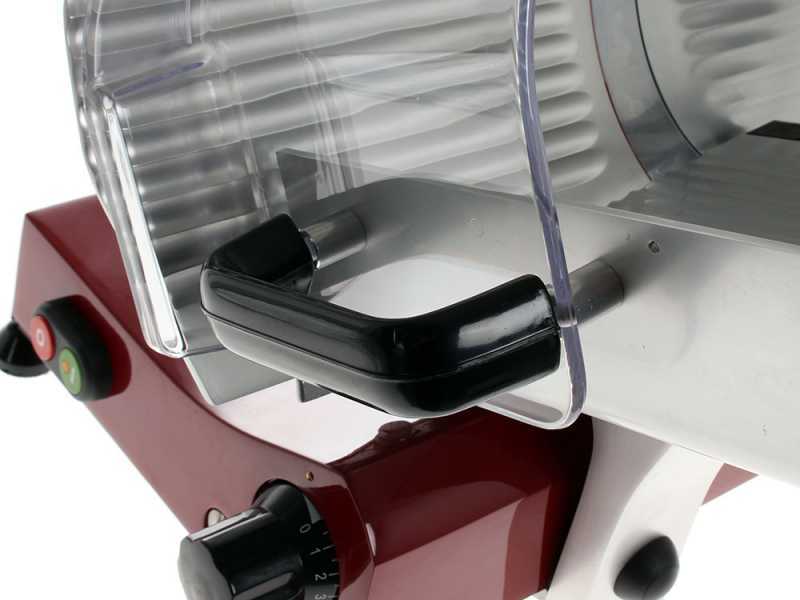 FAC F 275 E ROT - Schwerkraft-Aufschnittmaschine - Klinge 275 mm - fester Schleifaufsatz