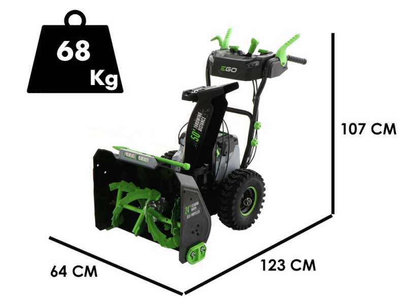 EGO Akku-Schneefr&auml;se EGO SNT 2400E - 2x 56V 7.5Ah