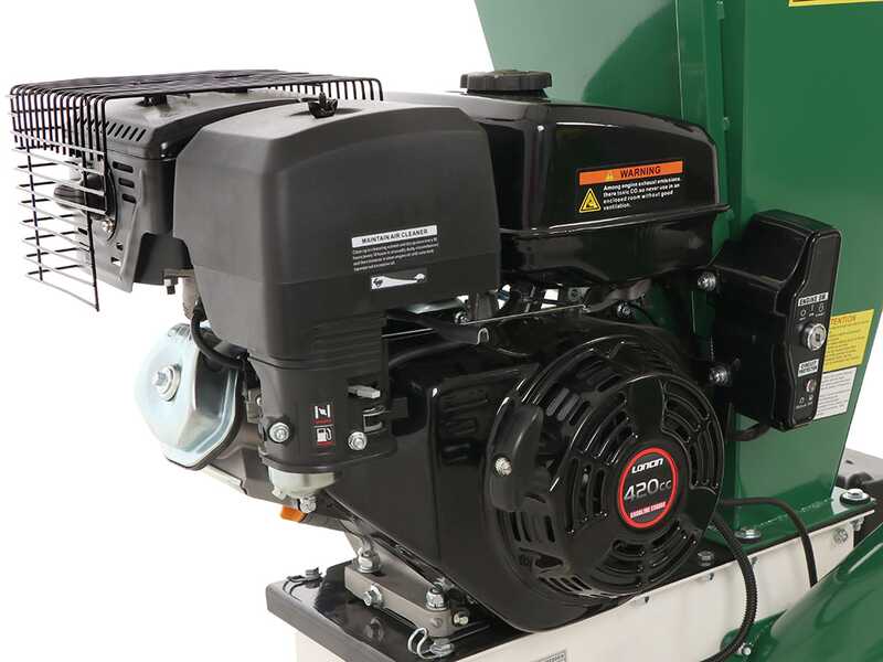 GreenBay GB-WDC 90 LE - Benzin-H&auml;cksler  - Loncin 15 PS Benzinmotor