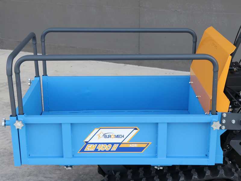 Raupentransporter EuroMech EM400H-Agri - Ausziehbare Mulde - 400 kg Nutzlast