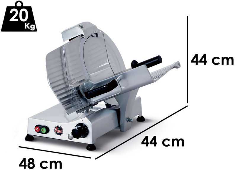 FAC F 300 R  - Aufschnittmaschine mit 300 mm Klinge - Fester Schleifaufsatz
