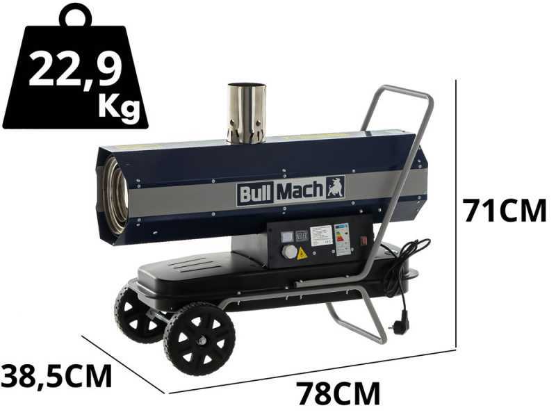 Technisches Datenblatt BullMach BM-DDH 60 - Diesel-Heizkanone im Angebot