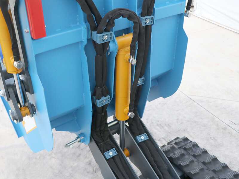 Raupendumper EuroMech EM500H-Dump &amp; Shovel - 500 kg Dumper Mulde mit hydraulischem Kippsystem mit Schaufel