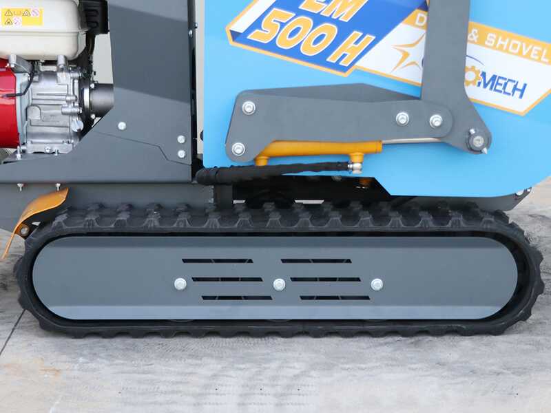 Raupendumper EuroMech EM500H-Dump &amp; Shovel - 500 kg Dumper Mulde mit hydraulischem Kippsystem mit Schaufel