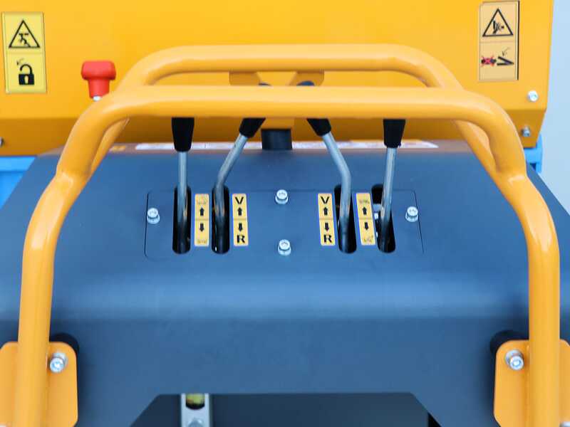 Raupendumper EuroMech EM500H-Dump &amp; Shovel - 500 kg Dumper Mulde mit hydraulischem Kippsystem mit Schaufel