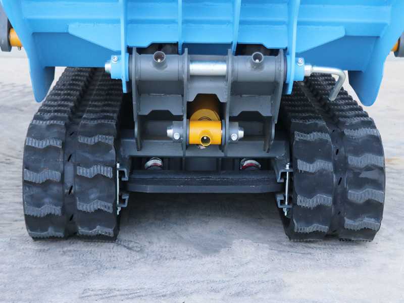 Raupentransporter EuroMech EM500L-Dump &amp; Shovel - 500 kg Dumper Mulde mit hydraulischem Kippsystem und Schaufel