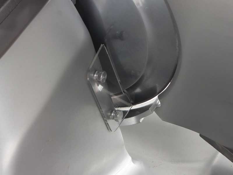 FAC S220AF Aufschnittmaschine  -  CE-Kennzeichnung f&uuml;r den Einsatz im Gewerbebetrieb - Geh&auml;use aus eloxierter Aluminiumlegierung