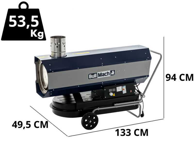 BullMach BM-IDH 50KW - Diesel Heizger&auml;t - indirekte Verbrennung