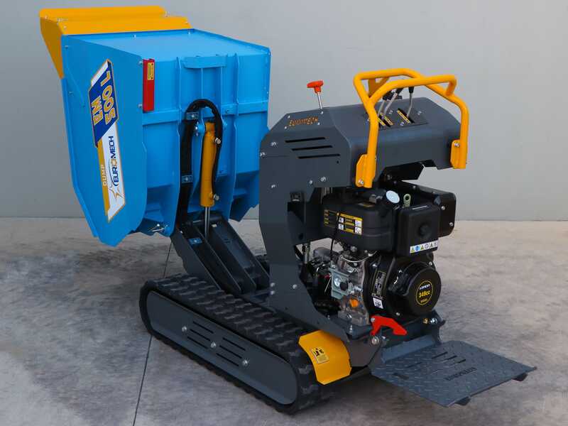 Raupendumper EuroMech EM500L-Dump - hydraulisch Dumper Mulde 500 kg