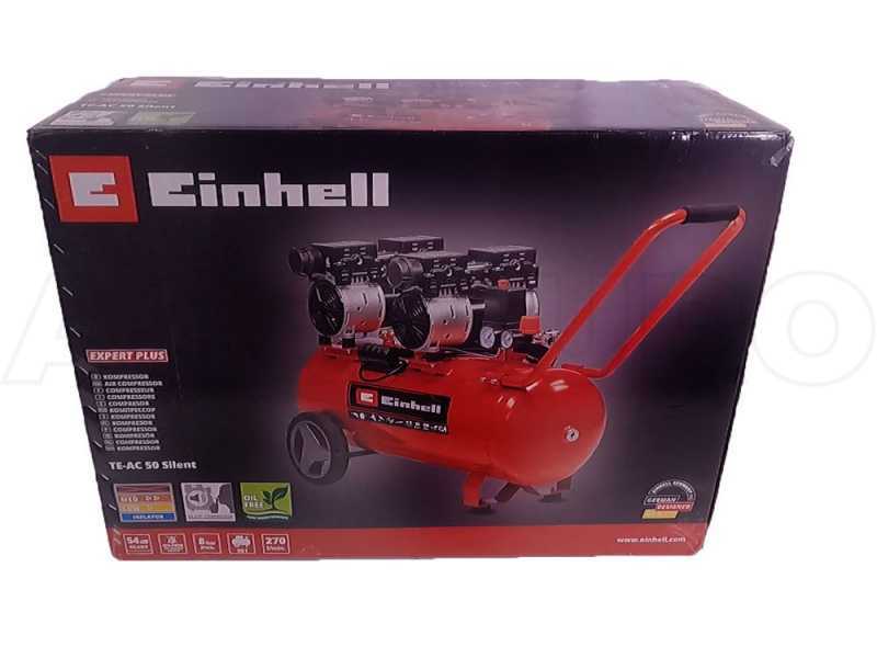 Einhell Kompressor TE-AC 50 Silent rot/schwarz, 1.500 Watt