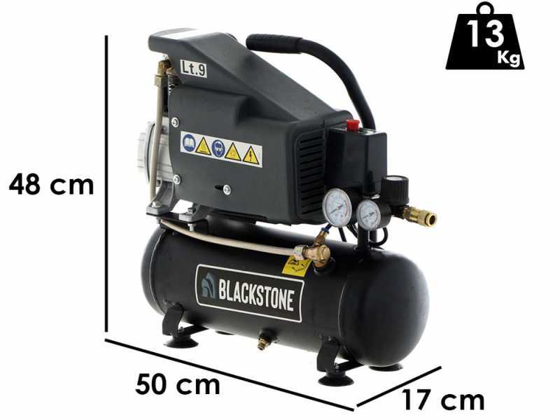 BlackStone LBC 09-15 - Tragbarer elektronischer Kompressor - 9 Liter Tank - Druck 8 bar