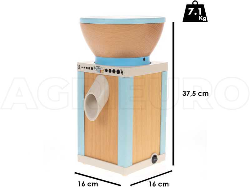 KoMo KoMoMio Blau - Getreidem&uuml;hle aus Buche - 360W