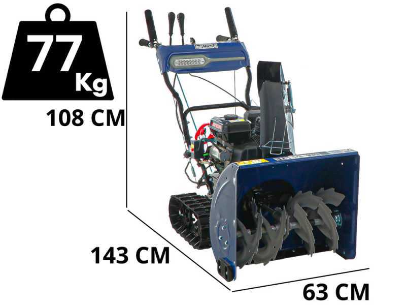 BullMach BM-61 LTE - Raupen-Schneefr&auml;se - Raupenantrieb - Fr&auml;se 61 cm