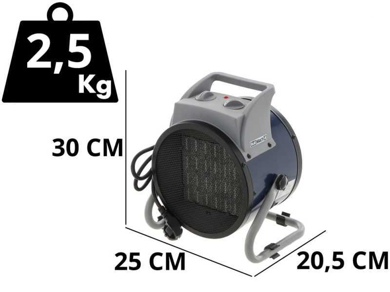 BullMach BM-EFH 3RC - Elektro-Heizger&auml;t - Keramik-Heizer - 3KW