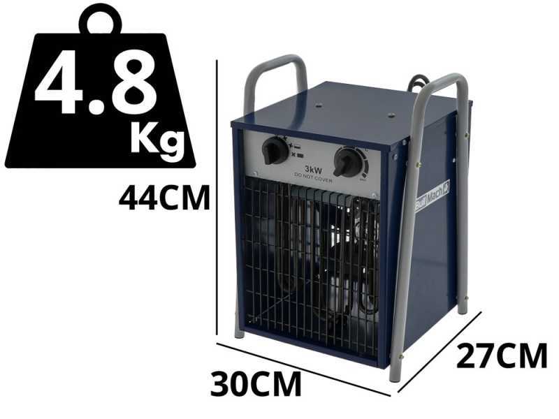 BullMach BM-EFH 3H - Elektro-Heizger&auml;t - 3 Kw - 230V