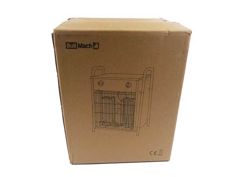 BullMach BM-EFH 22H - Heizger&auml;t mit Ventilator - 400V - 22kW